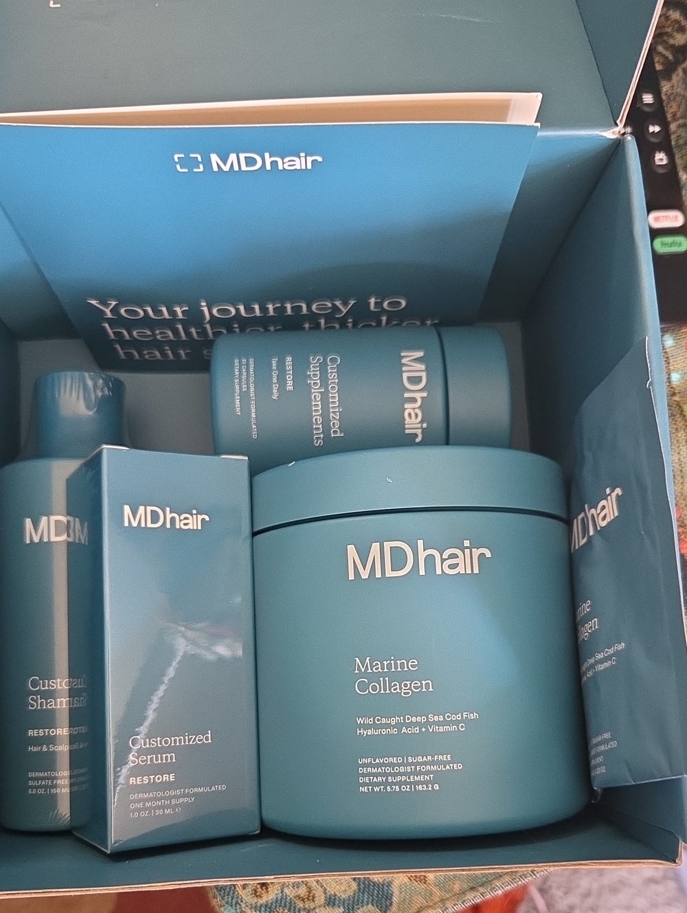 Marine Collagen + Customized Serum & Shampoo Set
